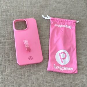 Loopy Case for iPhone 14 Pro Max, Bubblegum Pink